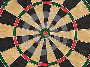 Dart board. Close up picture