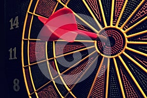 Dart Board On Target