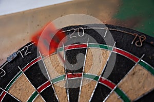 Dart on the triple 20