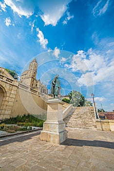 Dartagnan Statue in Gers, Southern France.