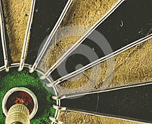 Close up photo of Dart, Dartboard, Bullseye