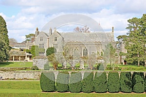 Dartington Hall and formal gardens, Devon