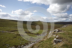 Dartmoor national park merrivale and vixen tor photo