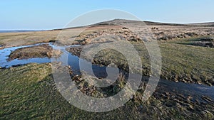 Dartmoor open and rugged landscape