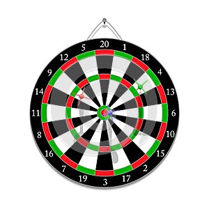 Darts game with javelins