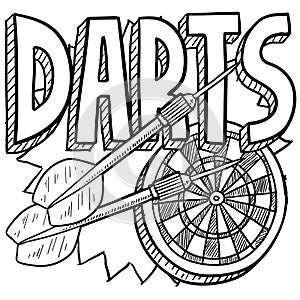 Darts sketch