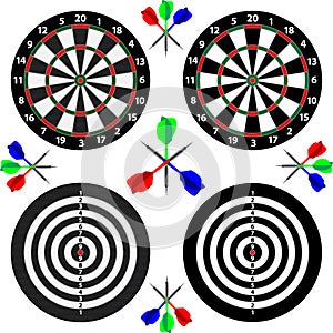 Darts target