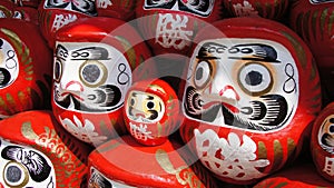 Daruma Dolls of Katsuoji temple in Japan