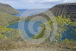 Darwin Lagoon at Tagus Cove in the Galapagos