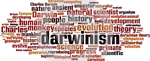 Darwinism word cloud