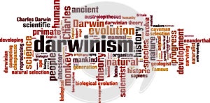 Darwinism word cloud