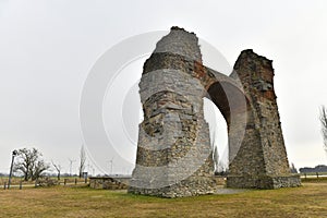 The Roman legionary camp of Carnuntum on the Danube in Lower Austria, Austria photo