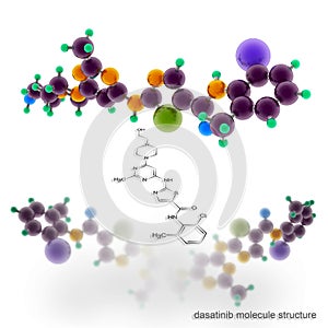 Dasatinib molecule structure