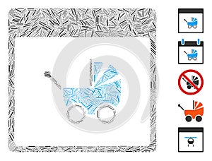 Dash Collage Baby Carriage Calendar Page Icon