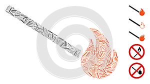 Dash Collage Match Fire Icon