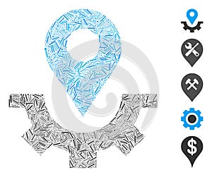 Dash Collage Service Map Marker