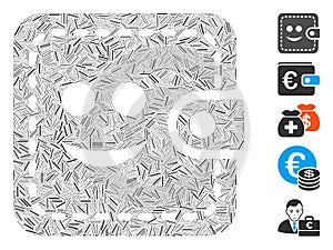 Dash Collage Smiled Wallet Icon