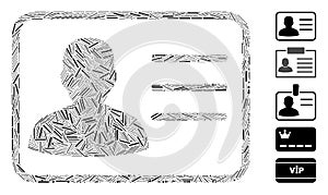 Dash Collage User Card Icon