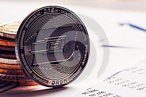 Dash cryptocurrency coin