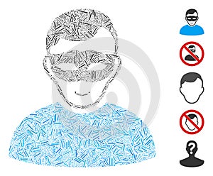 Dash Mosaic Anonymous Person Icon