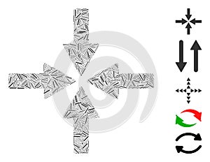 Dash Mosaic Collide Arrows Icon