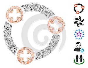 Dash Mosaic Medical Collaboration Icon photo