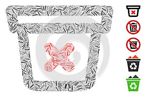 Dash Mosaic Remove Data Icon