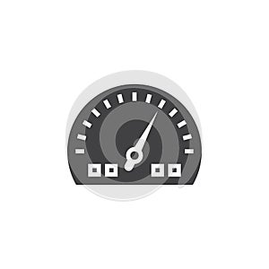 Dashboard icon , speedometer gauge solid logo illustration