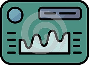 Dashboard Panel Displaying Realtime Data Statistics Graph