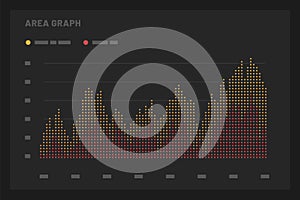 Dashboard UI and UX Kit with data visualization.