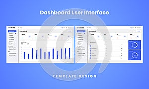 Dashboard User Interface Template Design