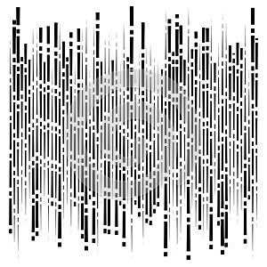 Dashed dynamic lines, stripes pattern. random, irregular intermittent streaks design. interrupt vertical, straight parallel photo