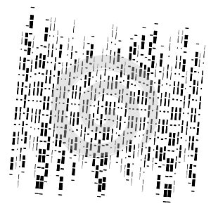 Dashed dynamic lines, stripes pattern. random, irregular intermittent streaks design. interrupt vertical, straight parallel photo