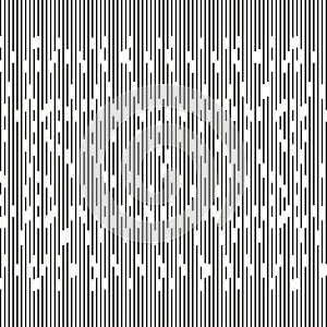 Dashed line Vector. Vertical stripe texture. Grey fabric pattern. Abstract surface element.
