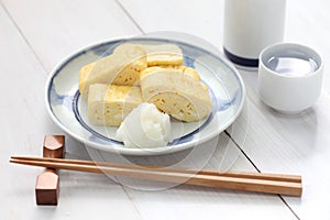 Dashimaki, japanese rolled omelet