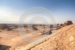 Dasht-e Lut desert near Kerman, Iran