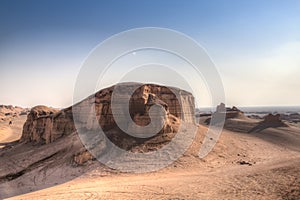 Dasht-e Lut desert near Kerman, Iran