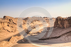 Dasht-e Lut desert near Kerman, Iran