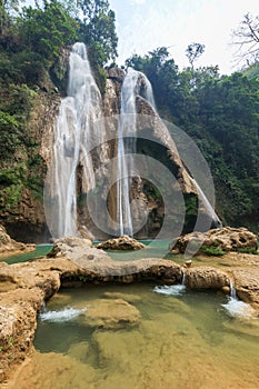 Dat Taw Gyaint Waterfall in Myanmar