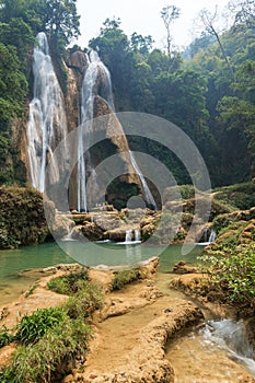 Dat Taw Gyaint Waterfall in Myanmar