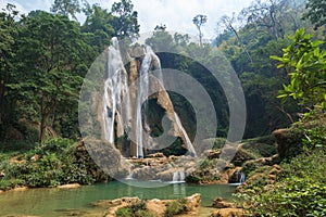 Dat Taw Gyaint Waterfall in Myanmar