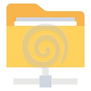 Data access Isolated Vector Illustration Icon editable