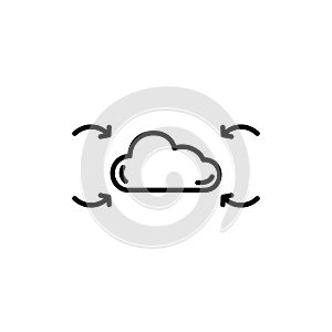 Data aggregation icon