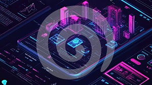data ai analysis of real estate application interface