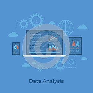 Data analysis. Analytics, statistics, audit, research, report. Web online and mobile service. Financial reports, charts graphs