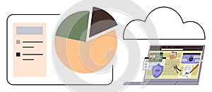 Data Analysis and Cloud-Based Security on Digital Platforms