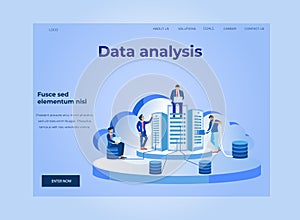 Data Analysis and Cloud Database Landing Page