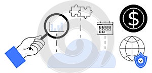 Data Analysis Through Cloud Integration Highlighting Finance, Security, and Connectivity