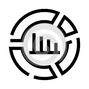 Data analysis concept showing charts and graphs