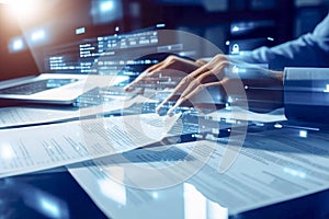 Data analysis of document ai artificial intelligence process